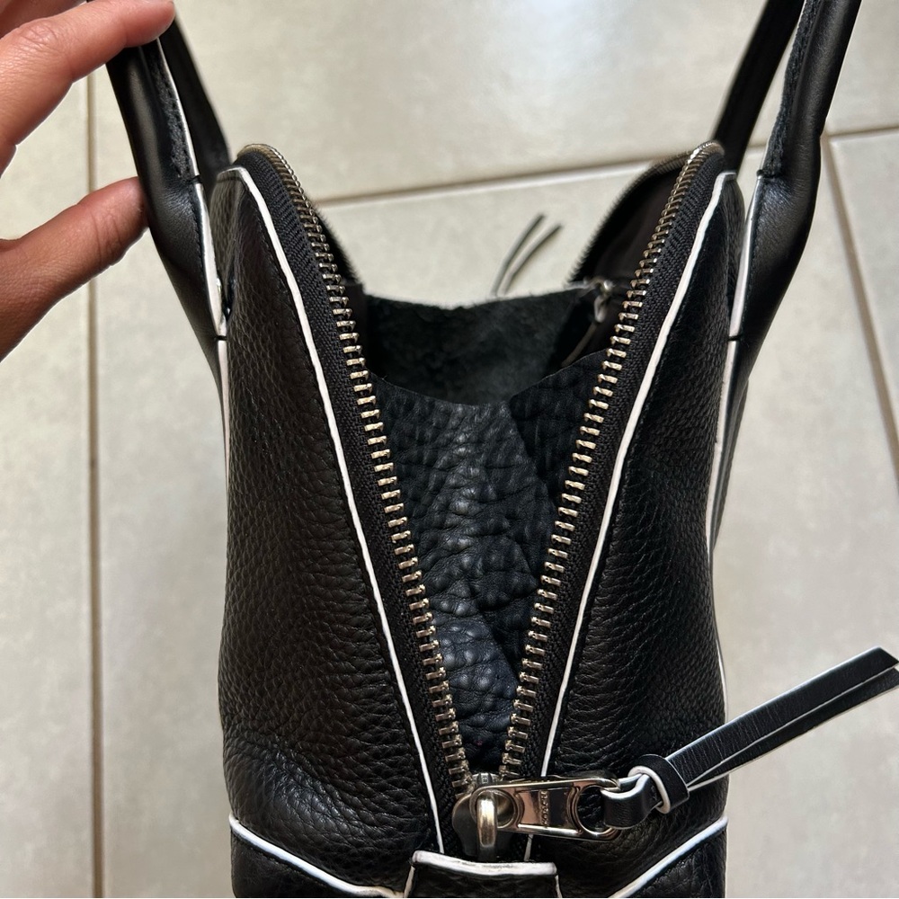 COACH - Bleecker Edgepaint Leather Satchel Shoulder Handbag - Picture 7 of 14